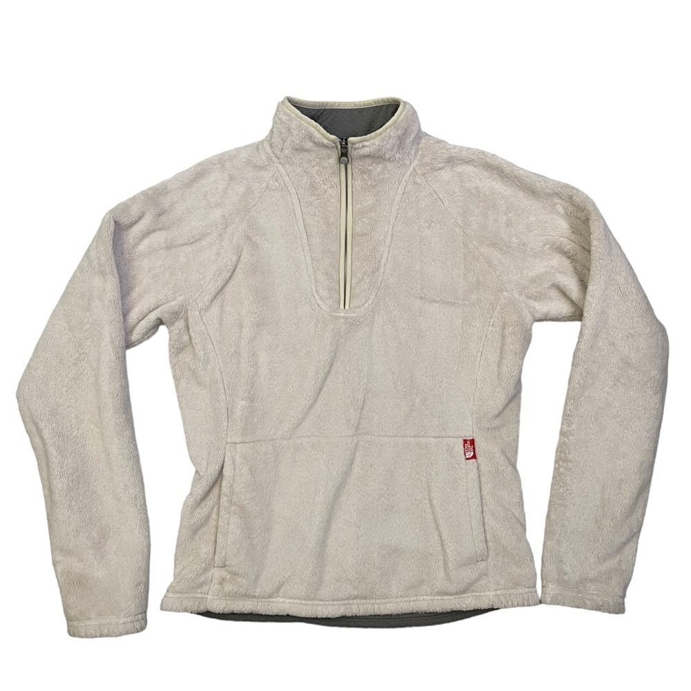 The North Face Women’s Gardenia White Osito 1/4 Zip Fleece Jacket Small